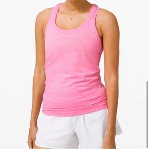 pink Lululemon tank top